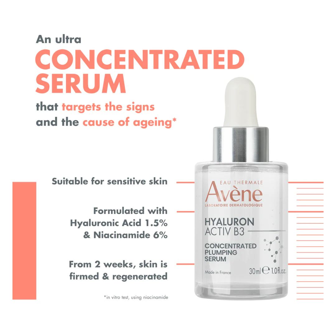 Avene Hyaluron Activ B3 Concentrated Plumping Serum - Image 2