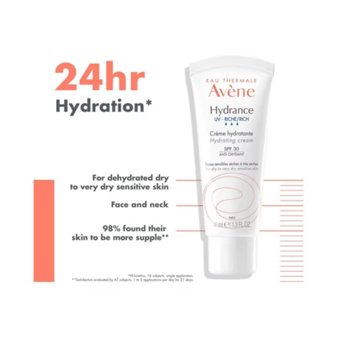 Avene Hydrance UV Rich Hydrating Cream SPF30 - Image 4