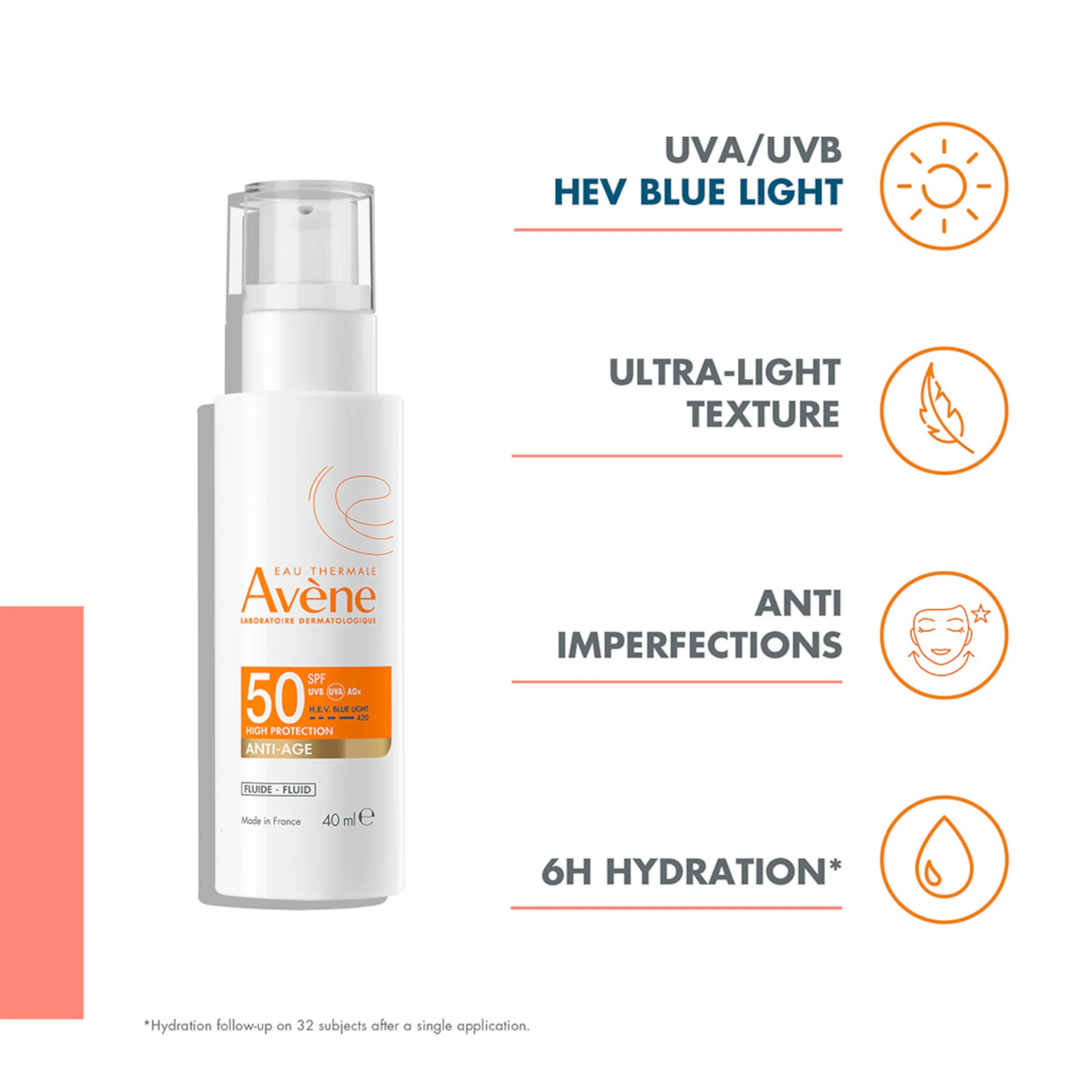Avene Sun Anti-Age Fluid SPF50 - Image 3