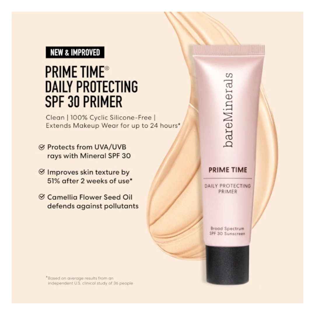 bareMinerals Prime Time Daily Protecting Primer SPF30 - Image 3