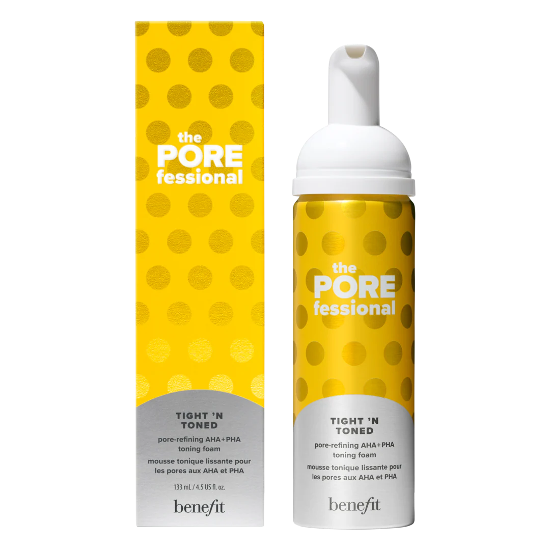 Benefit The POREfessional Tight ’n Toned - Pore Refining AHA + PHA Toning Foam - Image 6