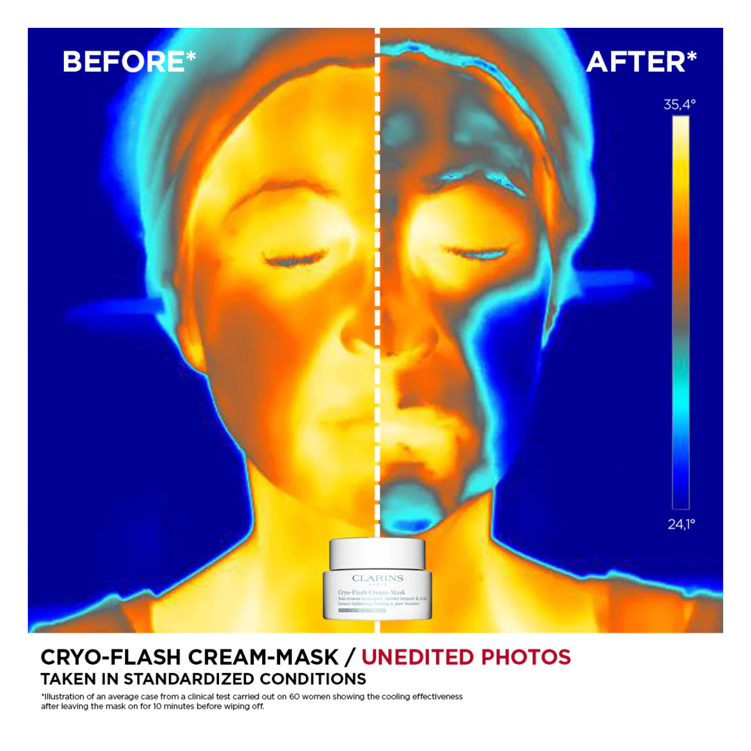Clarins Cryo-Flash Cream Mask - Image 7