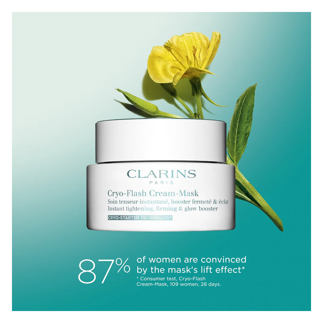 Clarins Cryo-Flash Cream Mask - Image 9