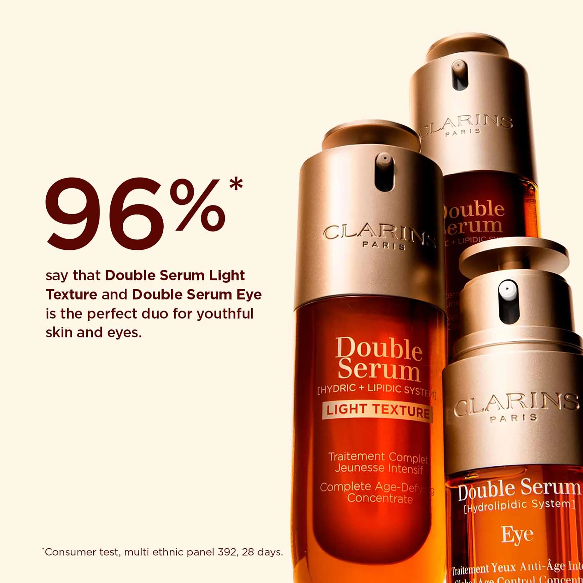 Clarins Double Serum Light Texture - Complete Age Defying Concentrate - Image 11