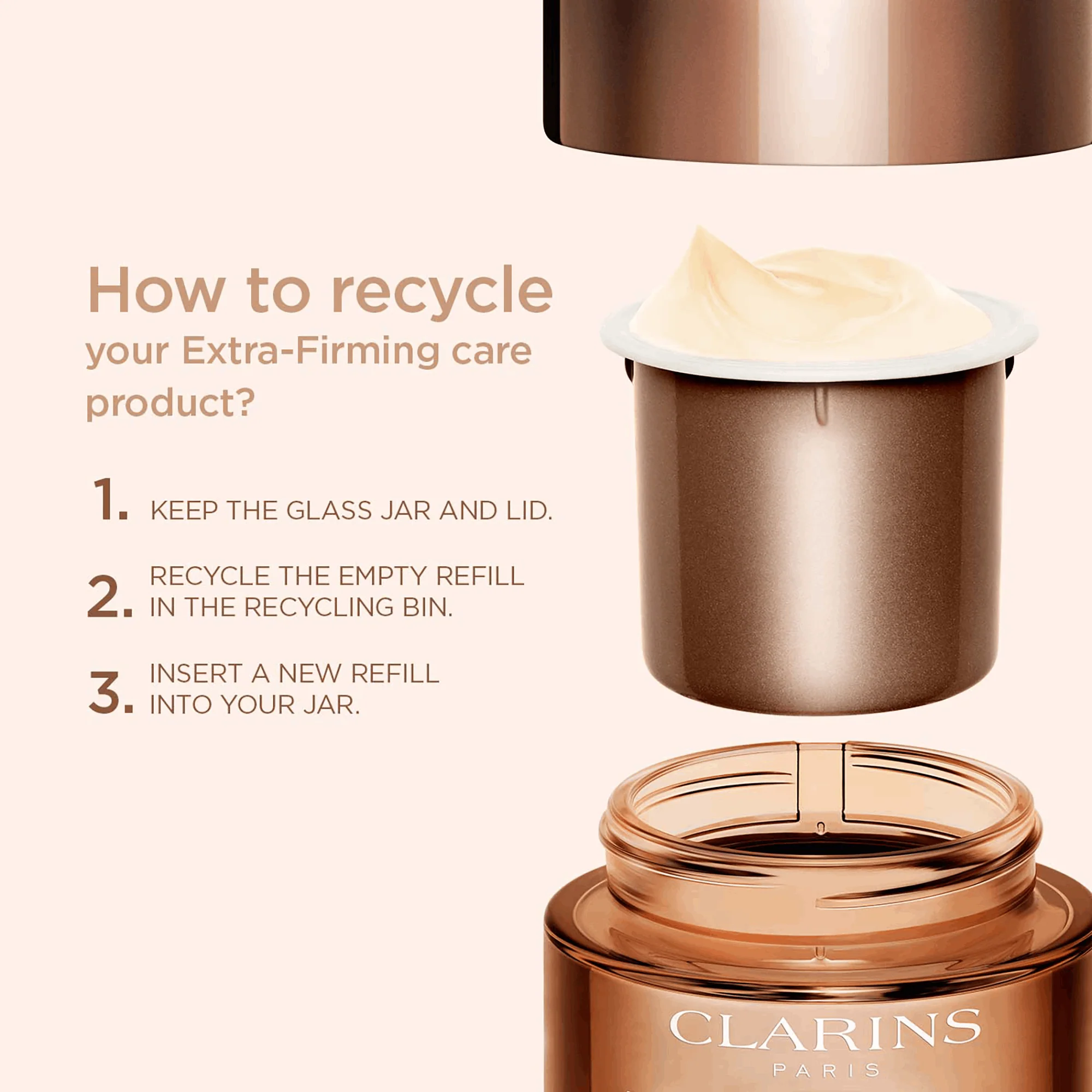Clarins Extra-Firming Day Cream - Dry Skin 50ml Refill - Image 7