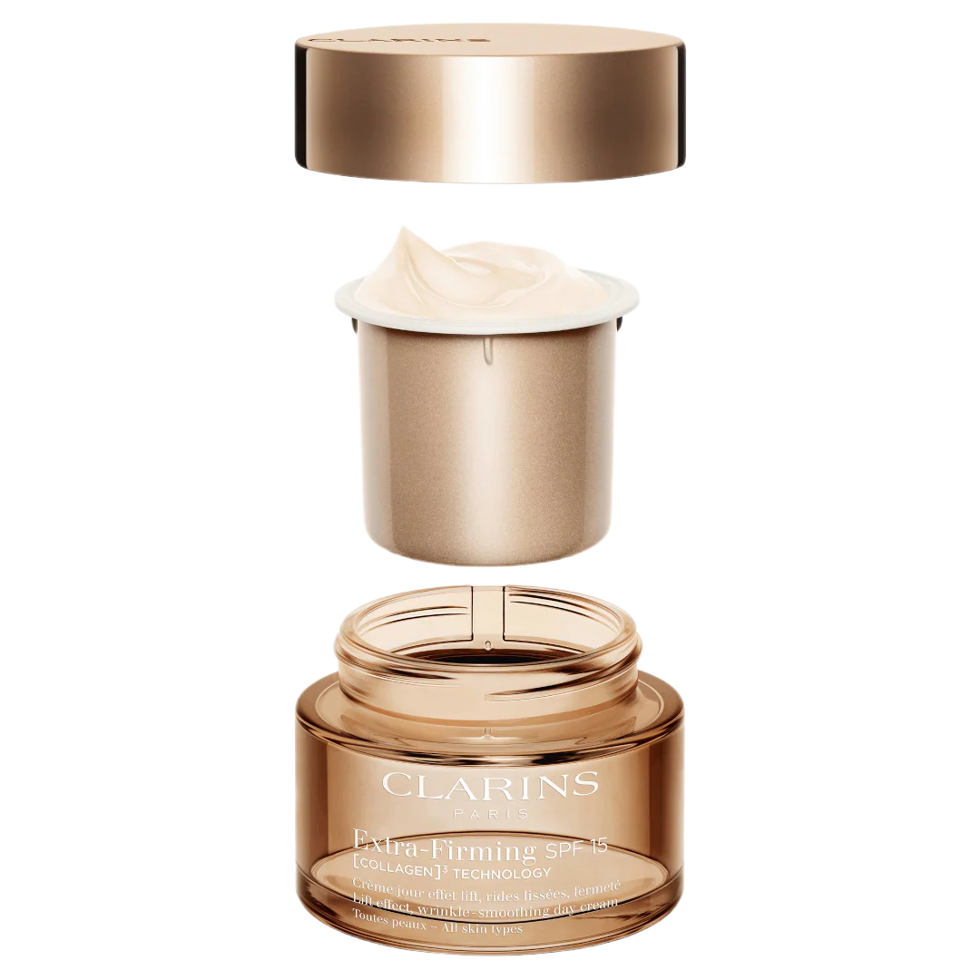 Clarins Extra-Firming Day Cream SPF15 - All Skin Types 50ml Refill - Image 2