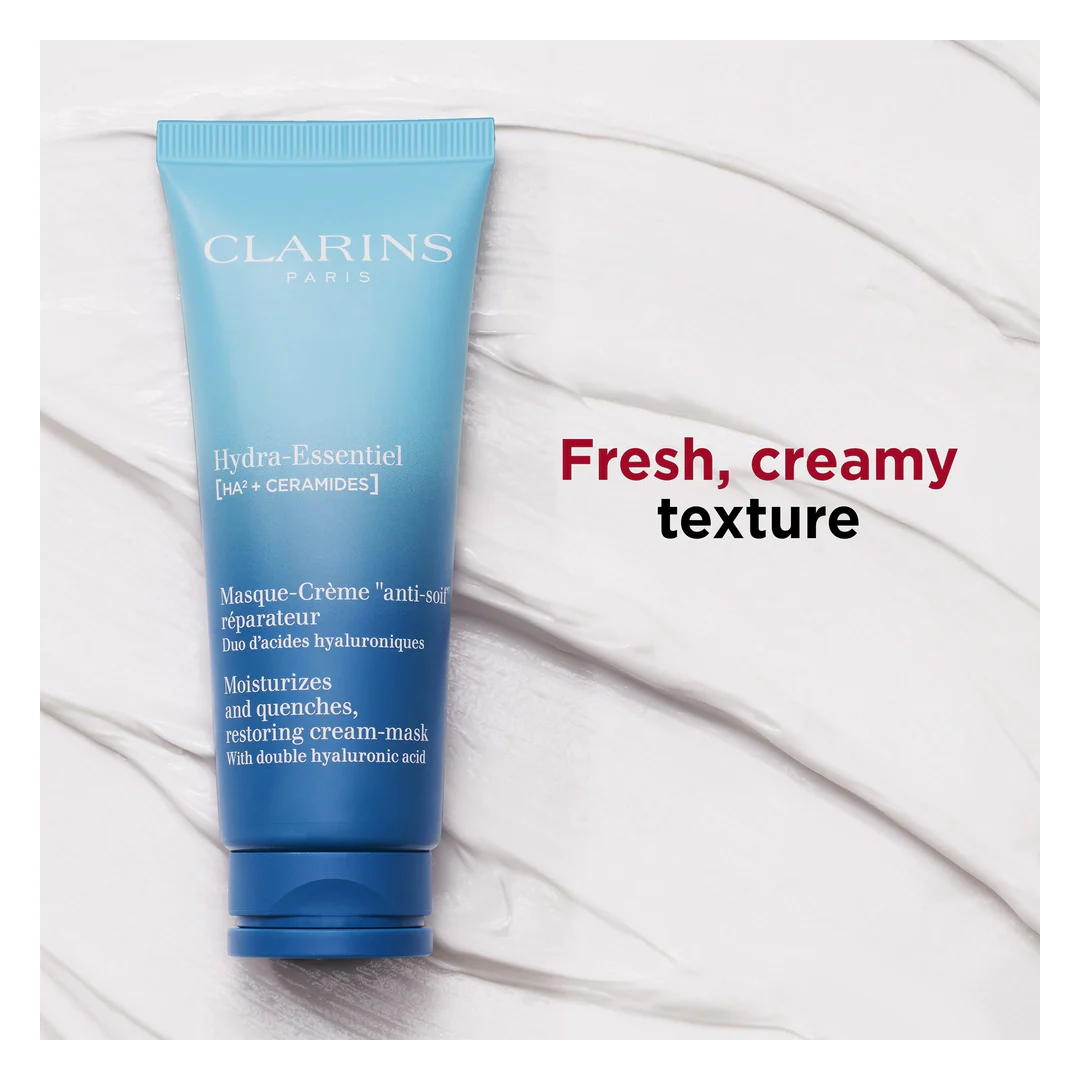 Clarins Hydra-Essentiel [HA²] Restoring Cream-Mask - Image 3