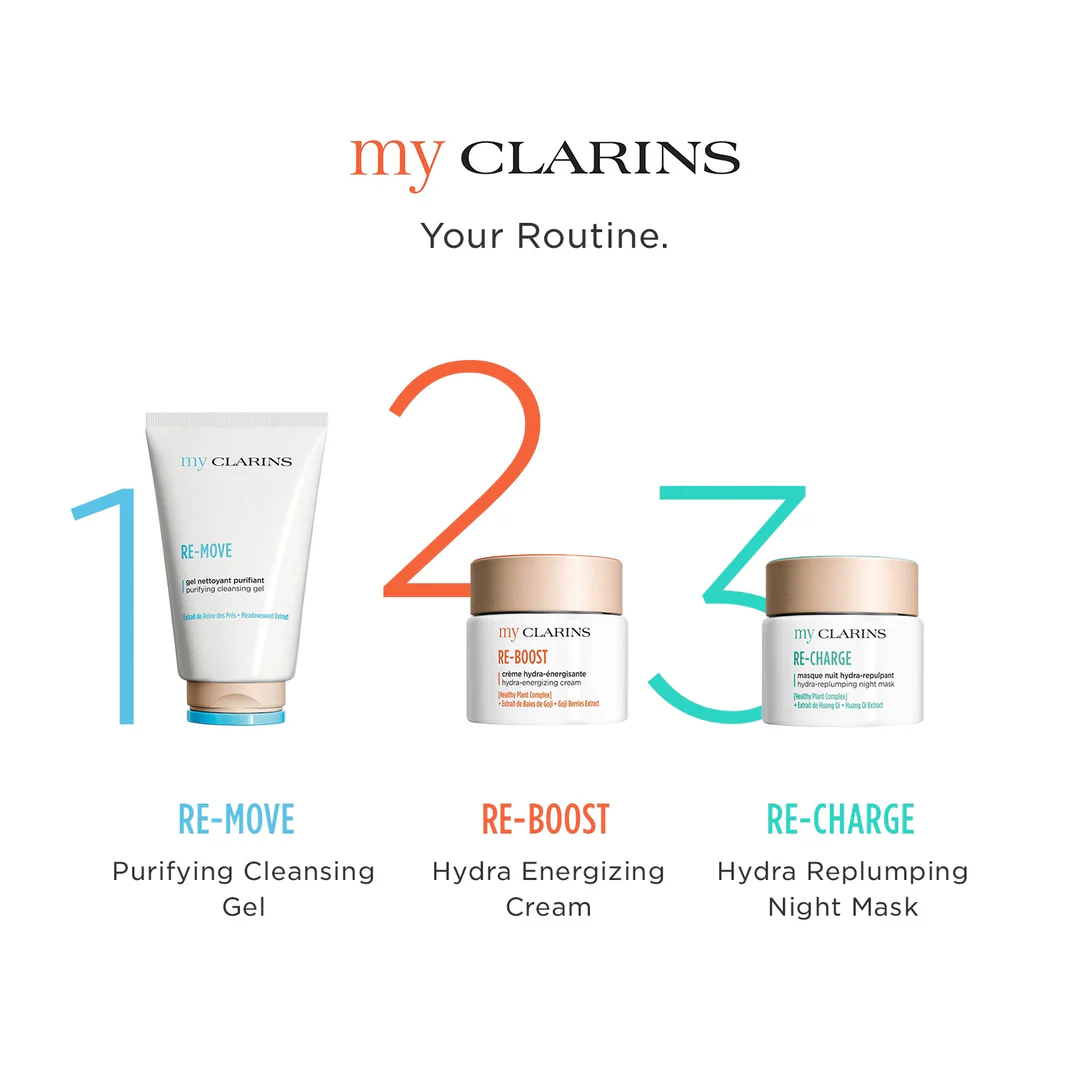 Clarins My Clarins Re-Charge Hydra-Replumping Night Mask - Image 3