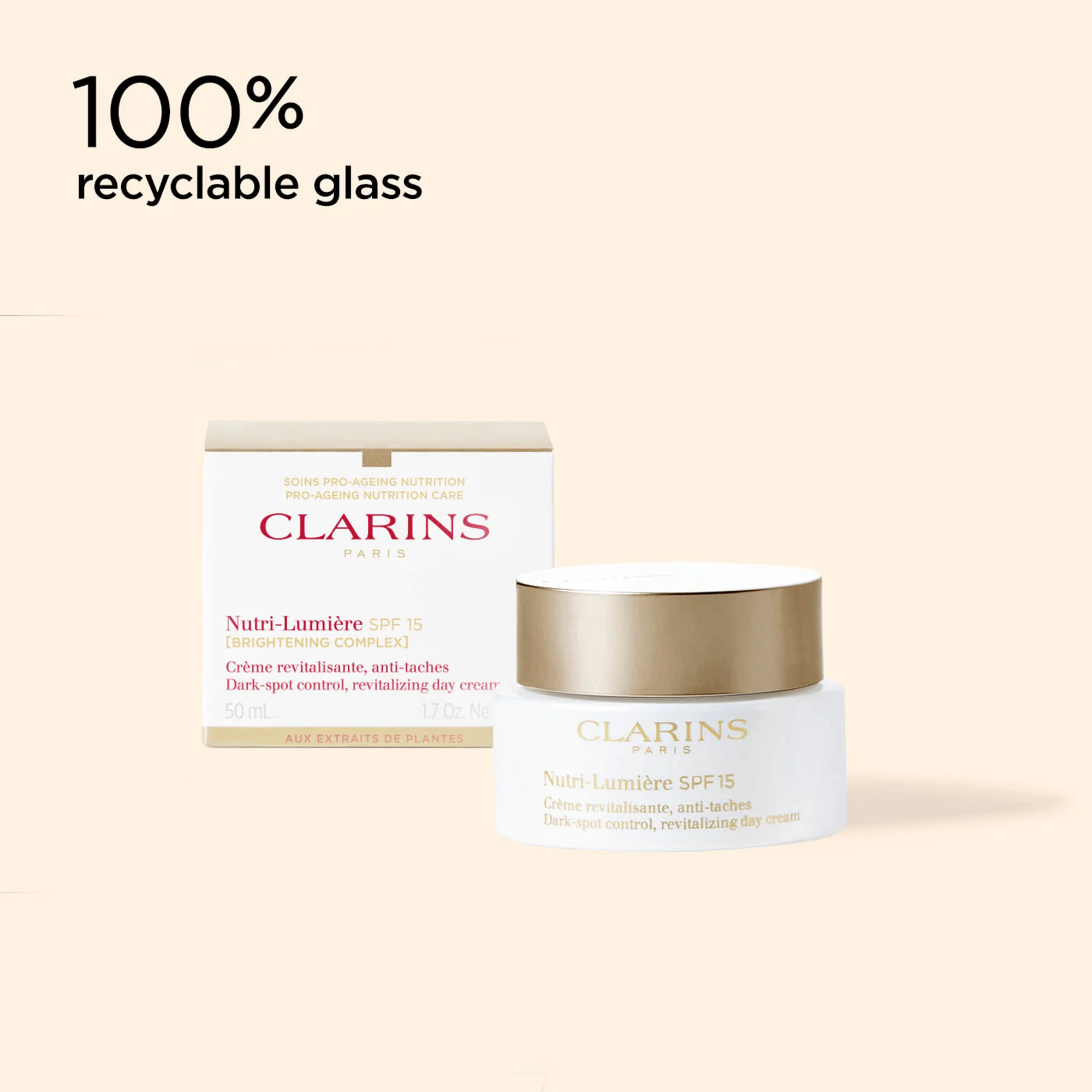 Clarins Nutri-Lumiere SPF15 Day Cream - Image 8