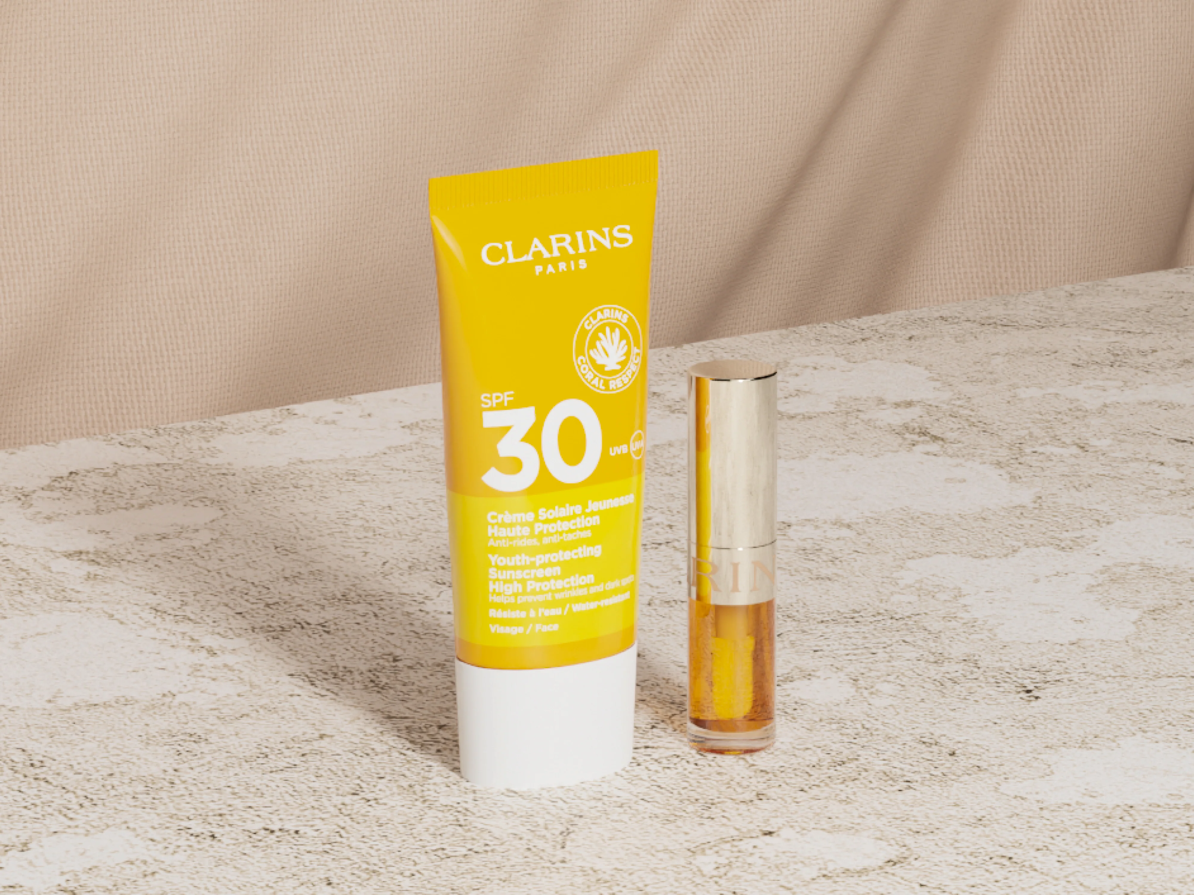 Clarins Protection & Radiance Duo Gift Set - Image 2