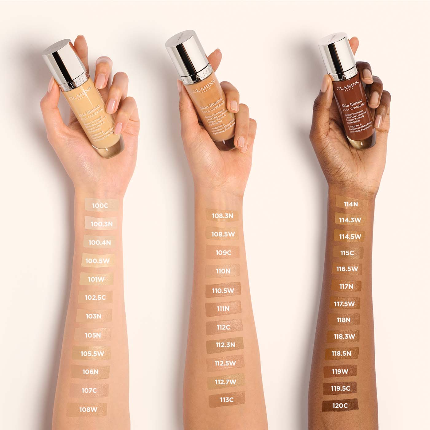 Clarins Skin Illusion Full Coverage Matte Foundation - Image 182