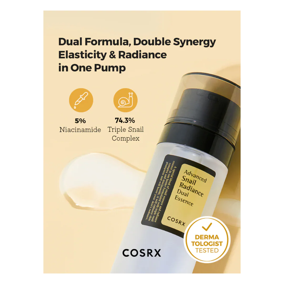 COSRX Advanced Snail Radiance Dual Essence - Image 2