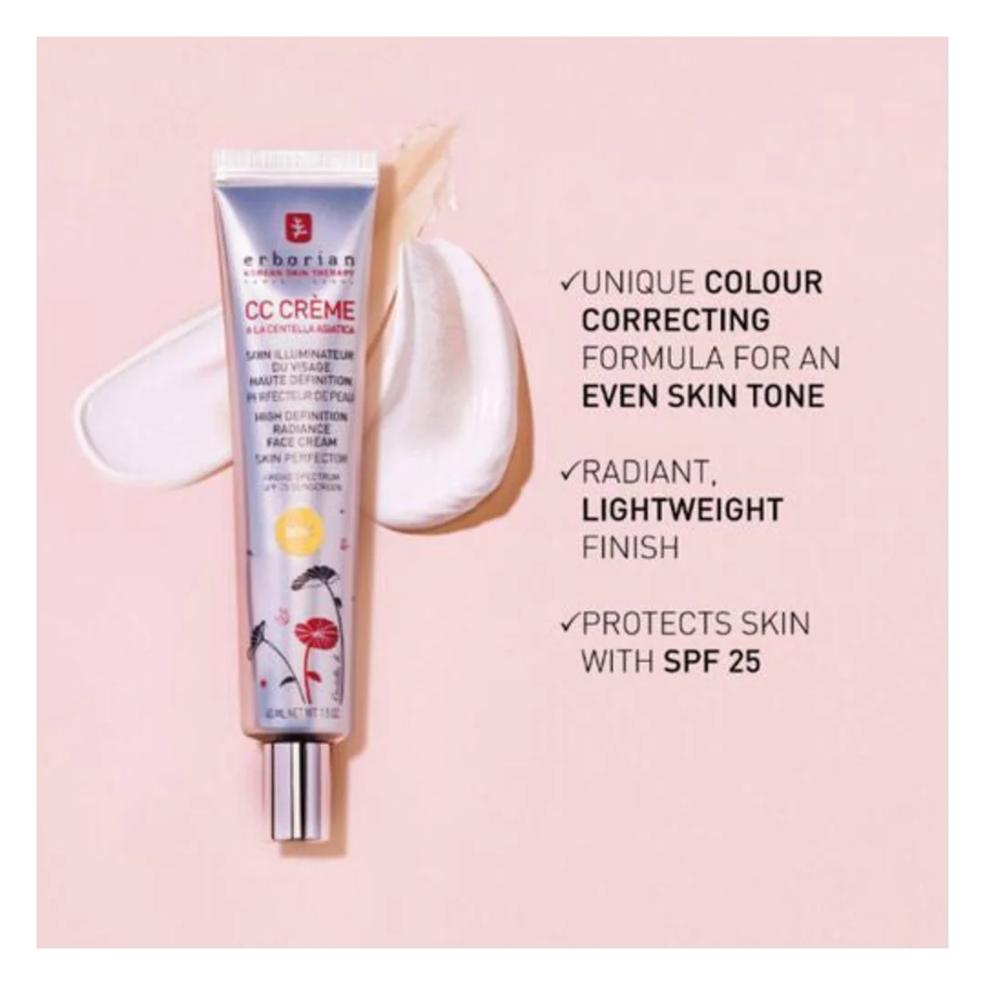 Erborian CC Creme High Definition Radiance Face Cream SPF25 - Image 7
