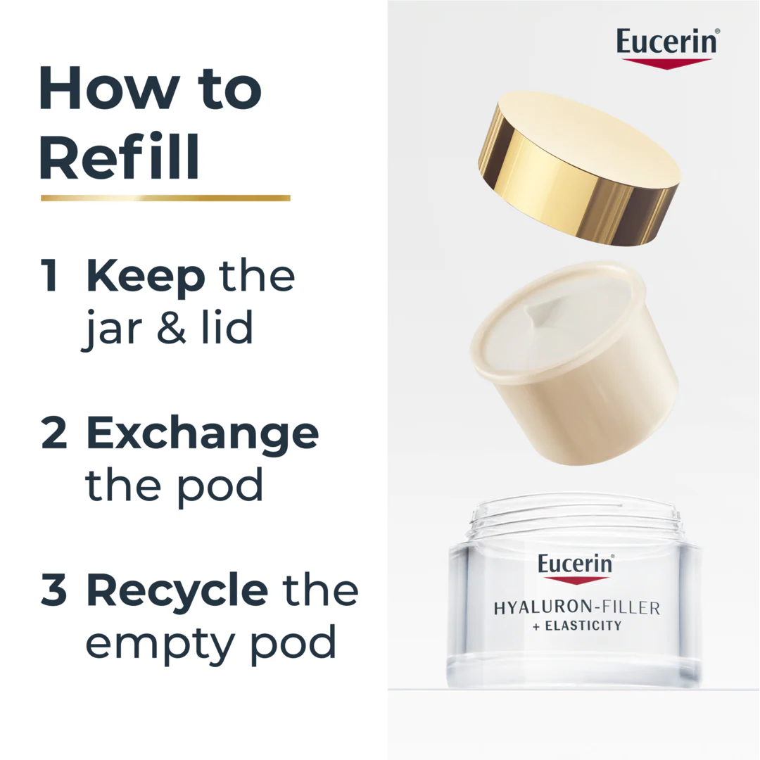 Eucerin Hyaluron-Filler + Elasticity Day Cream SPF30 Refill - Image 10