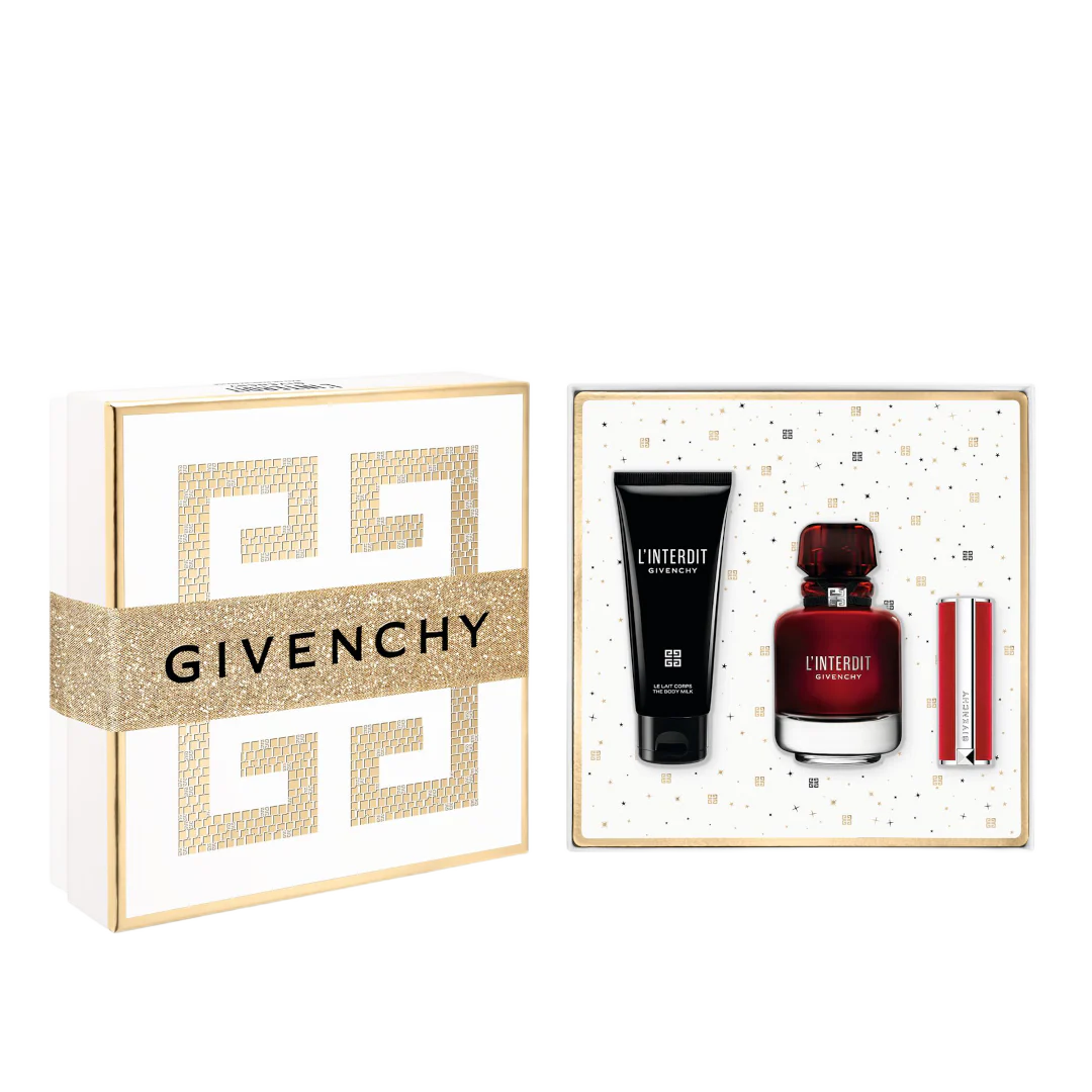 GIVENCHY L'Interdit Rouge Eau de Parfum Spray 80ml Gift Set - Image 3