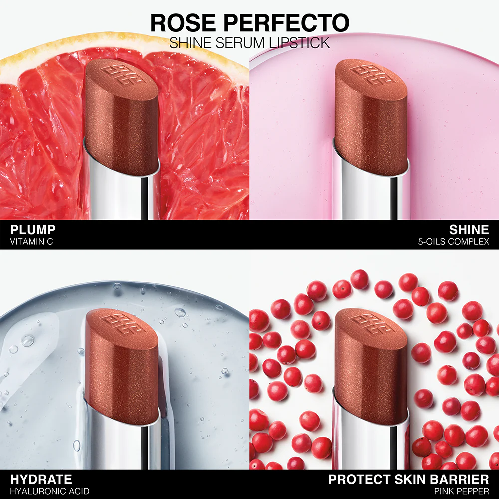GIVENCHY Rose Perfecto Shine Serum Lipstick - Image 21
