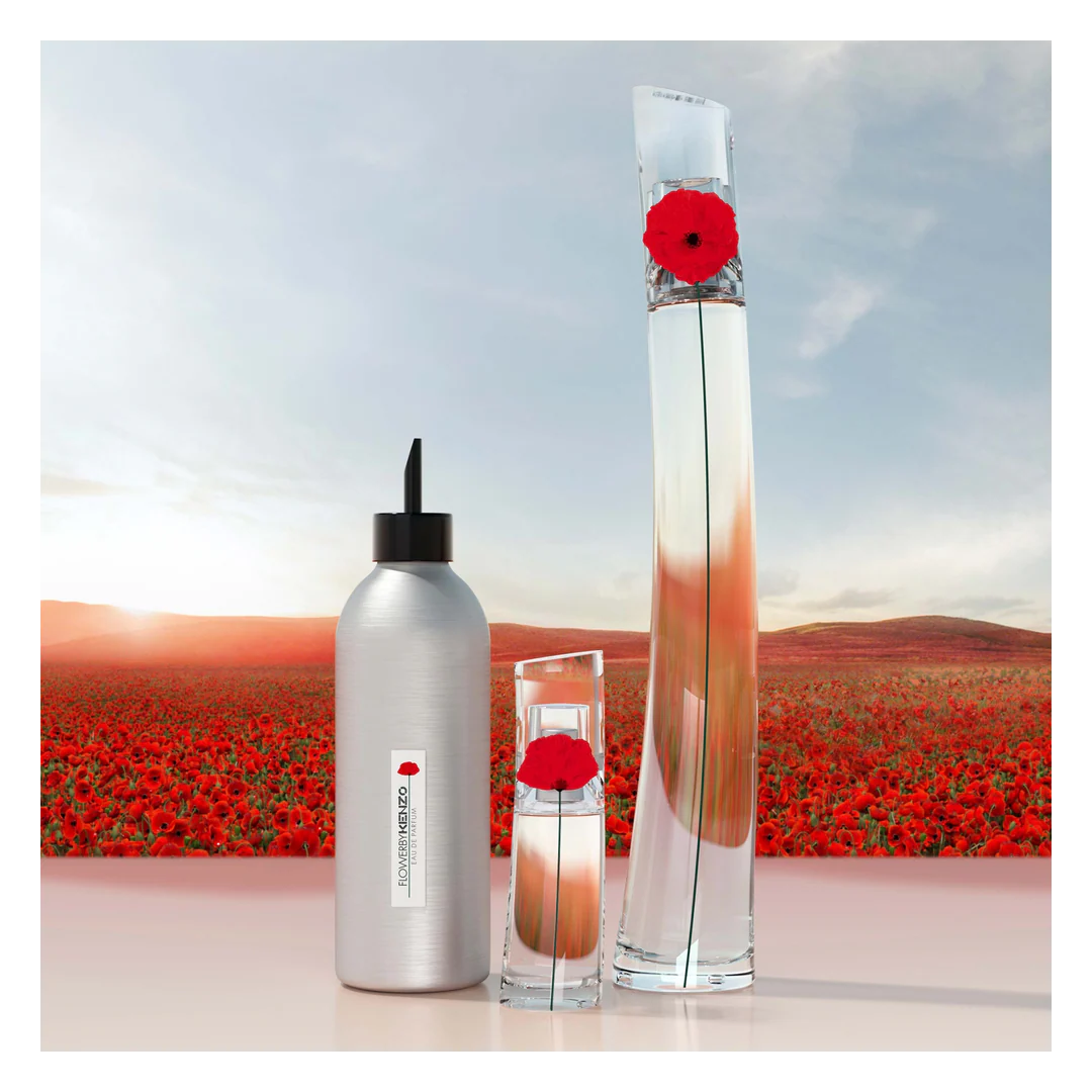 KENZO Flower By Kenzo Eau de Parfum La Ressource Aluminium Refill - Image 3
