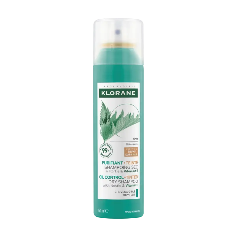 Klorane Dry Shampoo with Nettle for Oily, Dark Hair