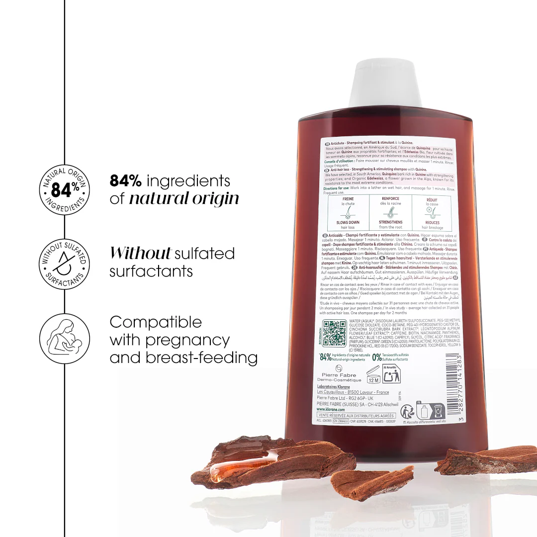 Klorane Quinine Shampoo for Thinning Hair - Image 6
