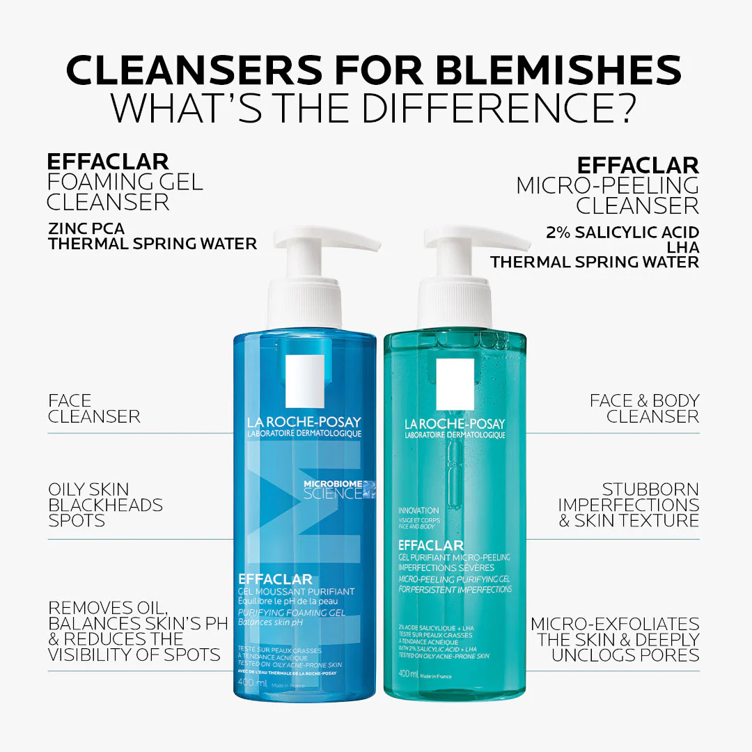 La Roche-Posay Effaclar Micro-Peeling Purifying Gel Wash - Image 2