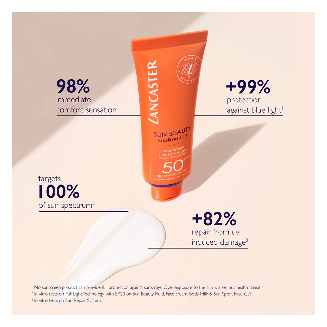 Lancaster Sun Beauty Face Cream SPF50 - Image 3
