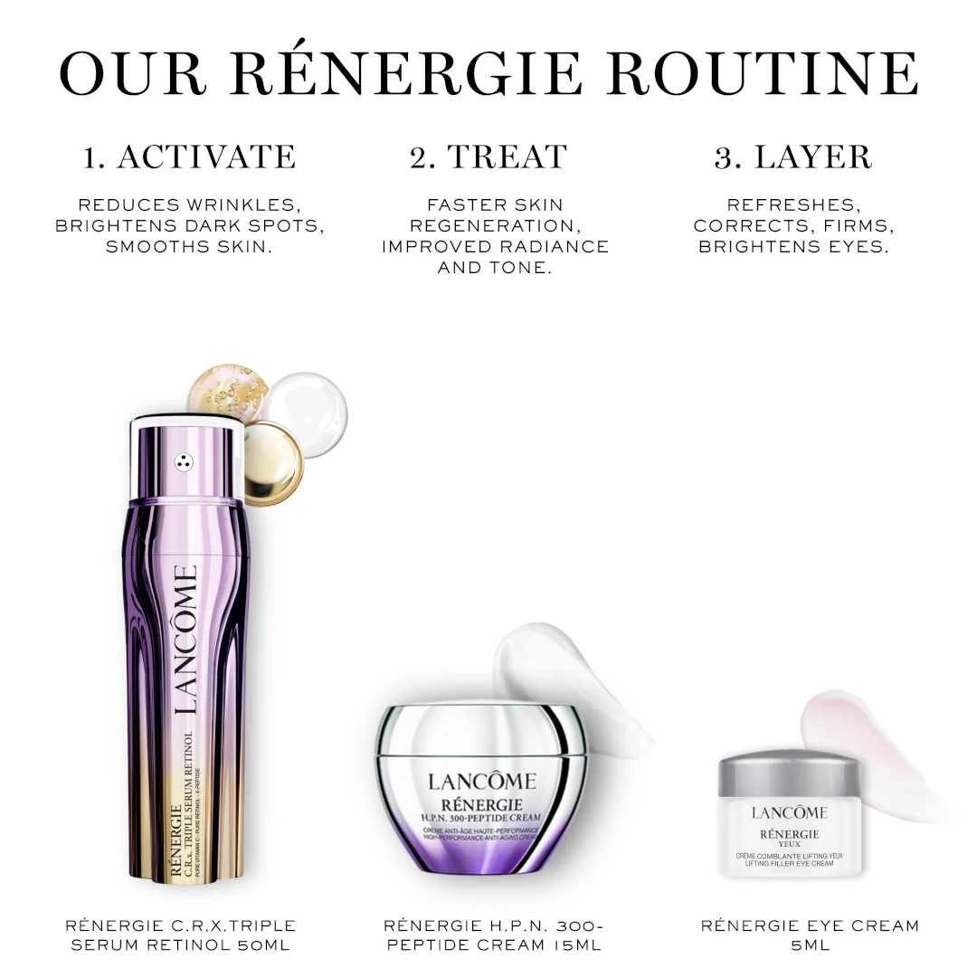 Lancome Renergie C.R.x Triple Serum Retinol 50ml Gift Set - Image 4
