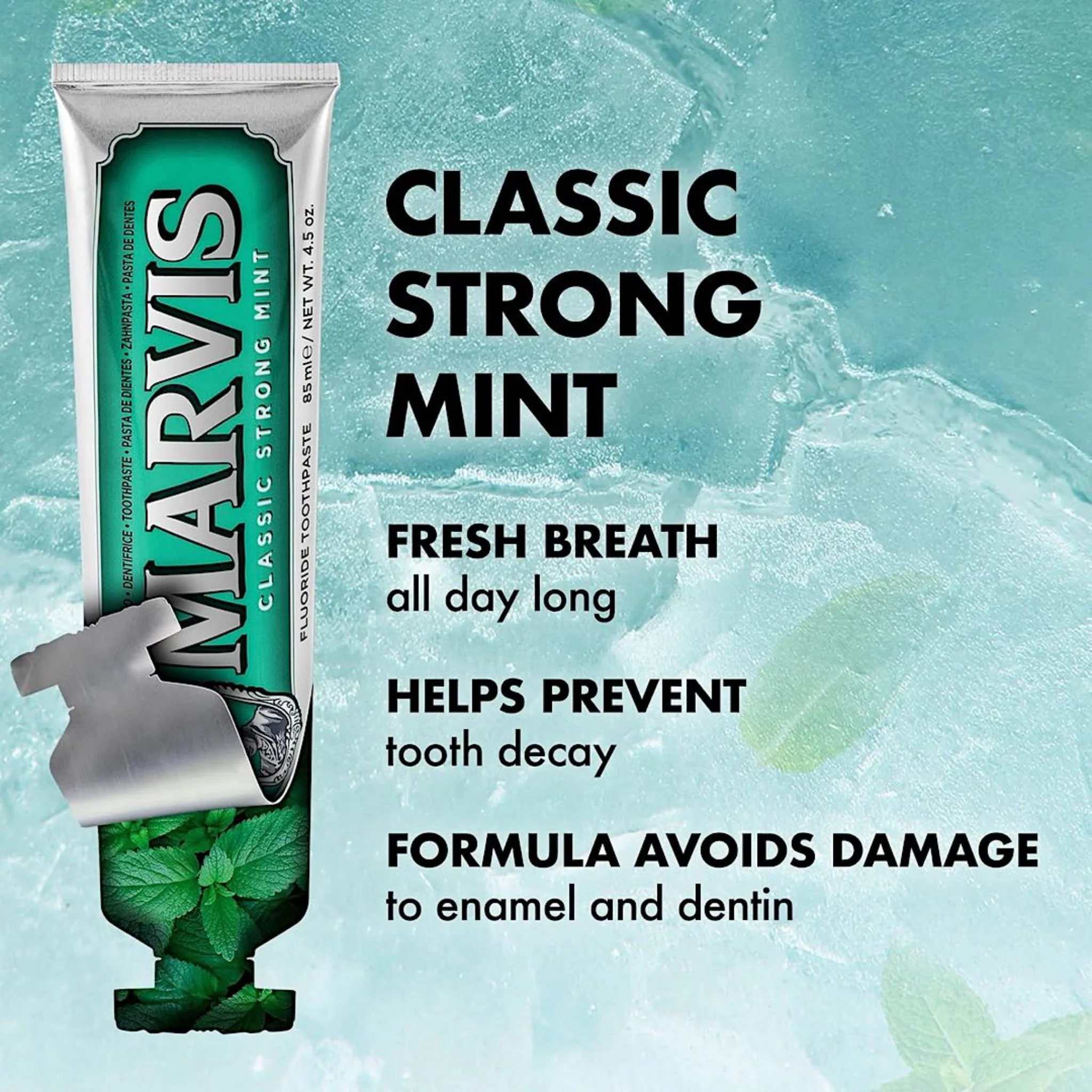 Marvis Classic Strong Mint Toothpaste - Image 4