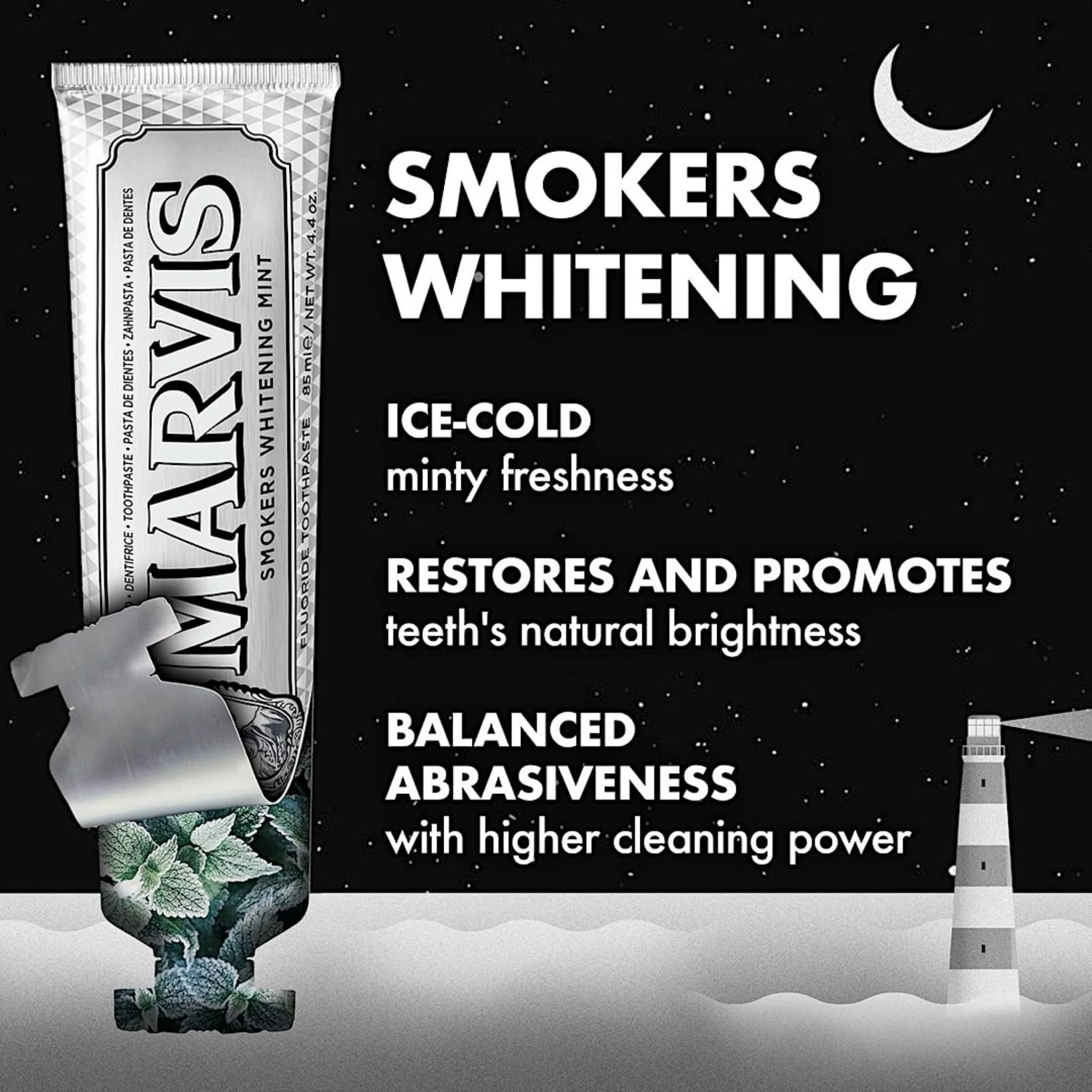 Marvis Smokers Whitening Mint Toothpaste - Image 5