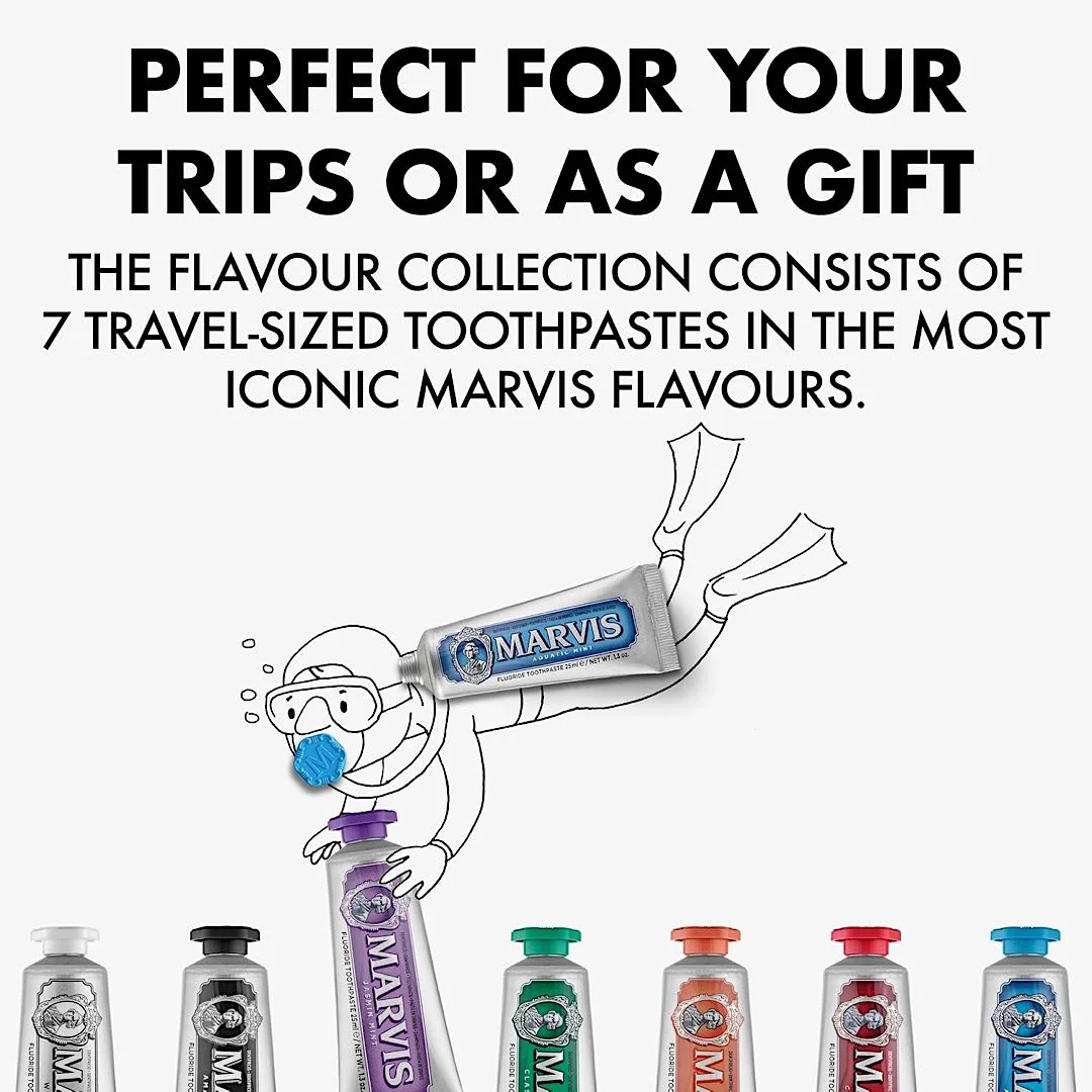 Marvis Toothpaste Flavour Collection 7 x 25ml Gift Set - Image 5