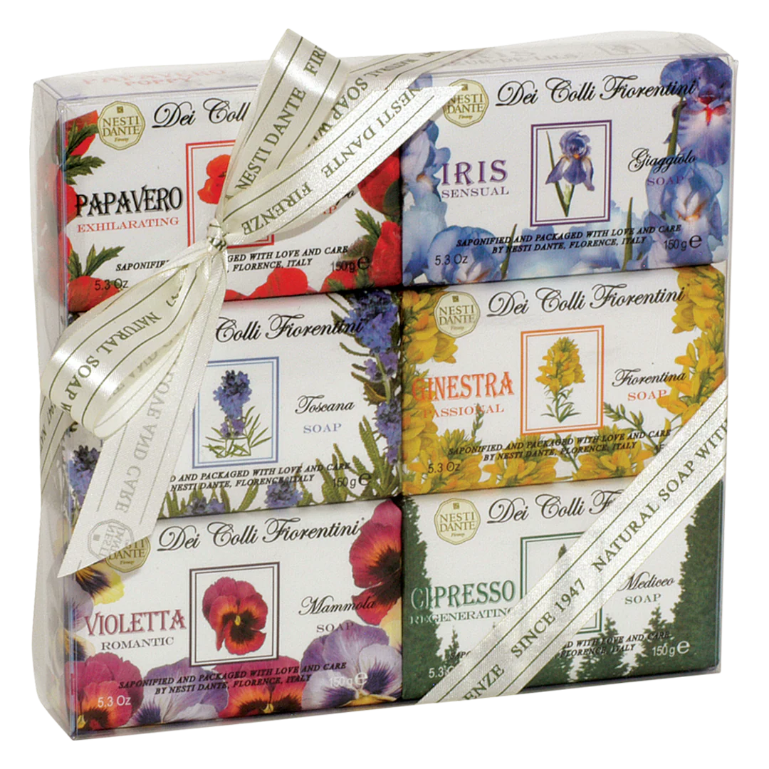 Nesti Dante Dei Colli Fiorentini Soap 6 x 150g Gift Set