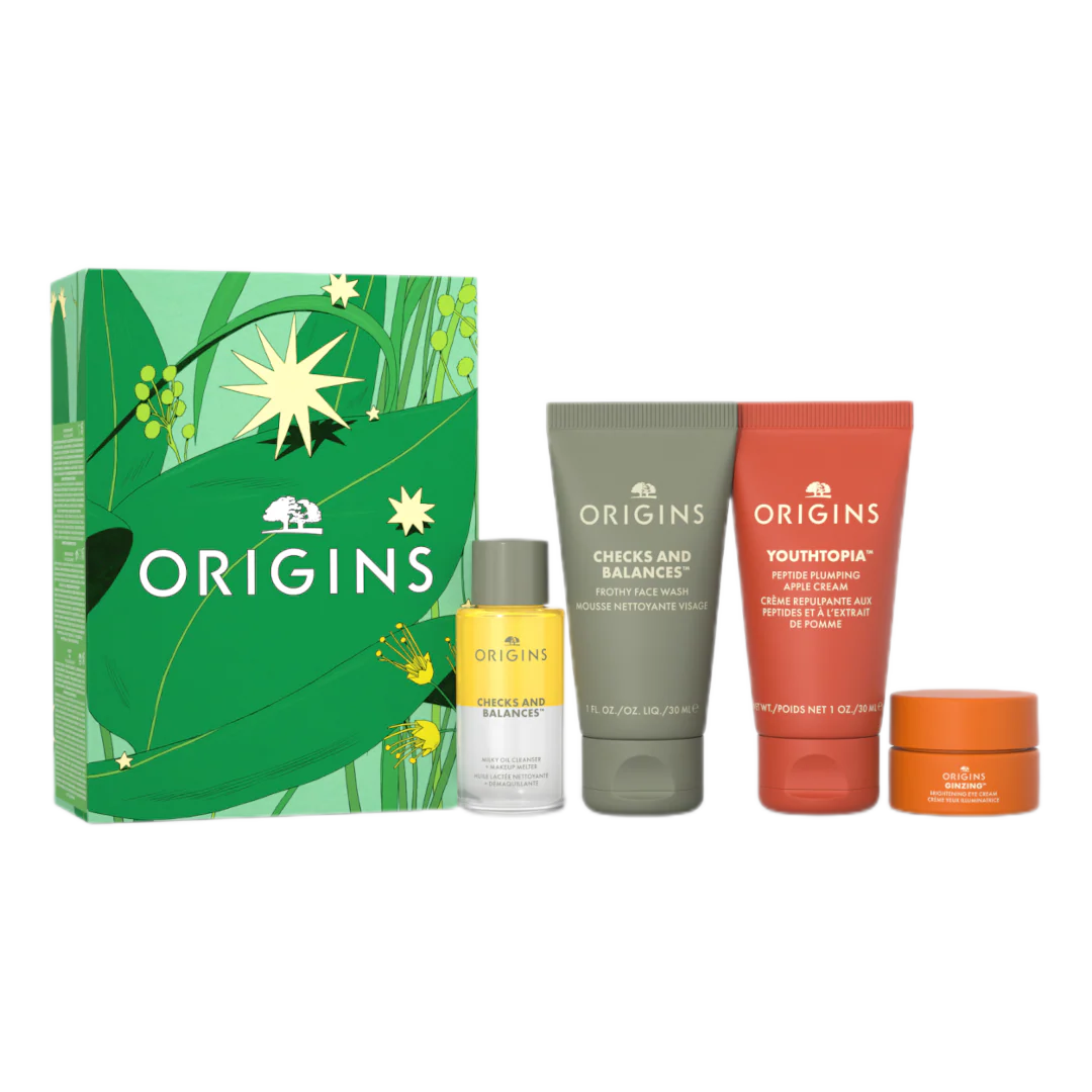 Origins Cleanse and Glow Essentials Gift Set