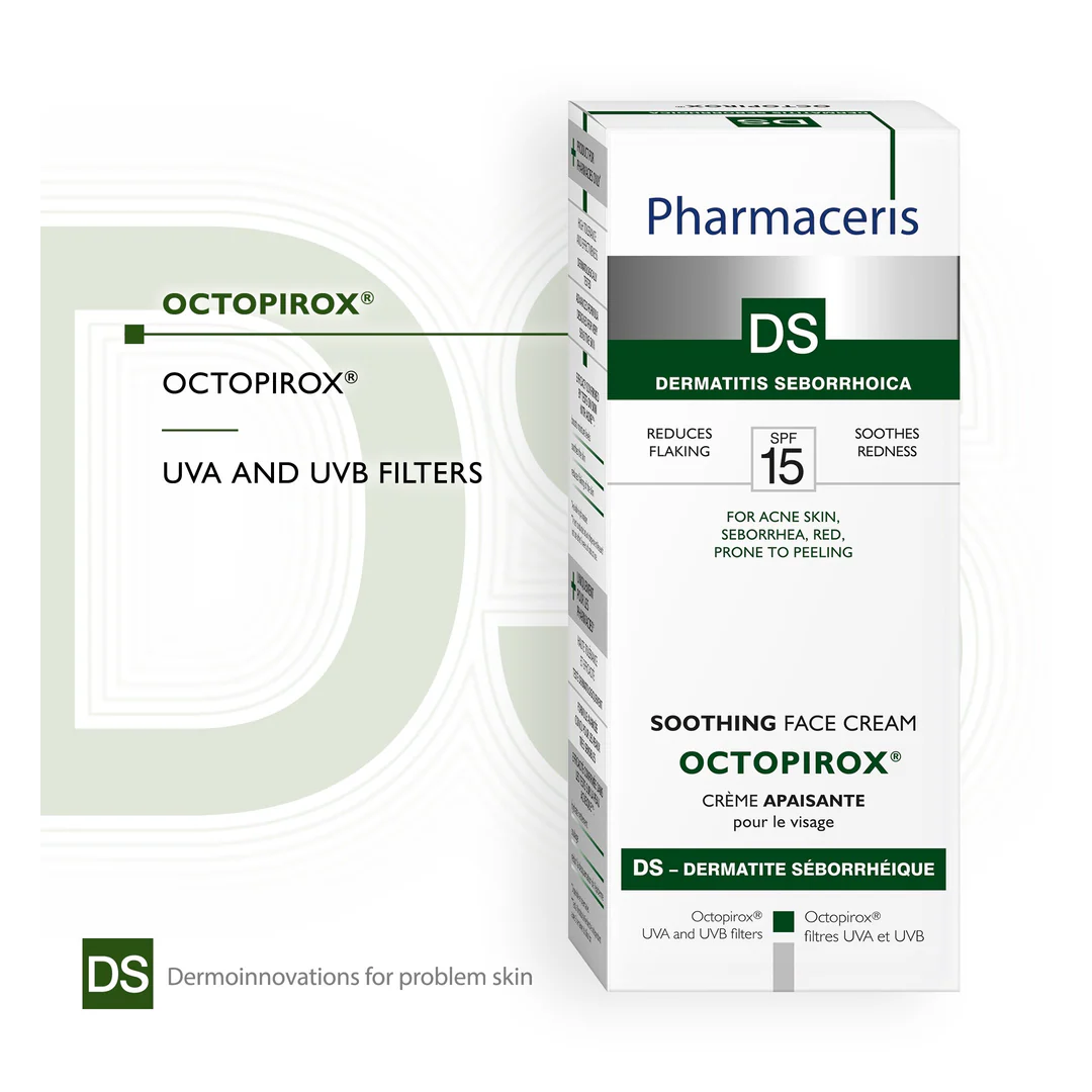 Pharmaceris DS Octopirox Soothing Face Cream SPF15 - Image 3