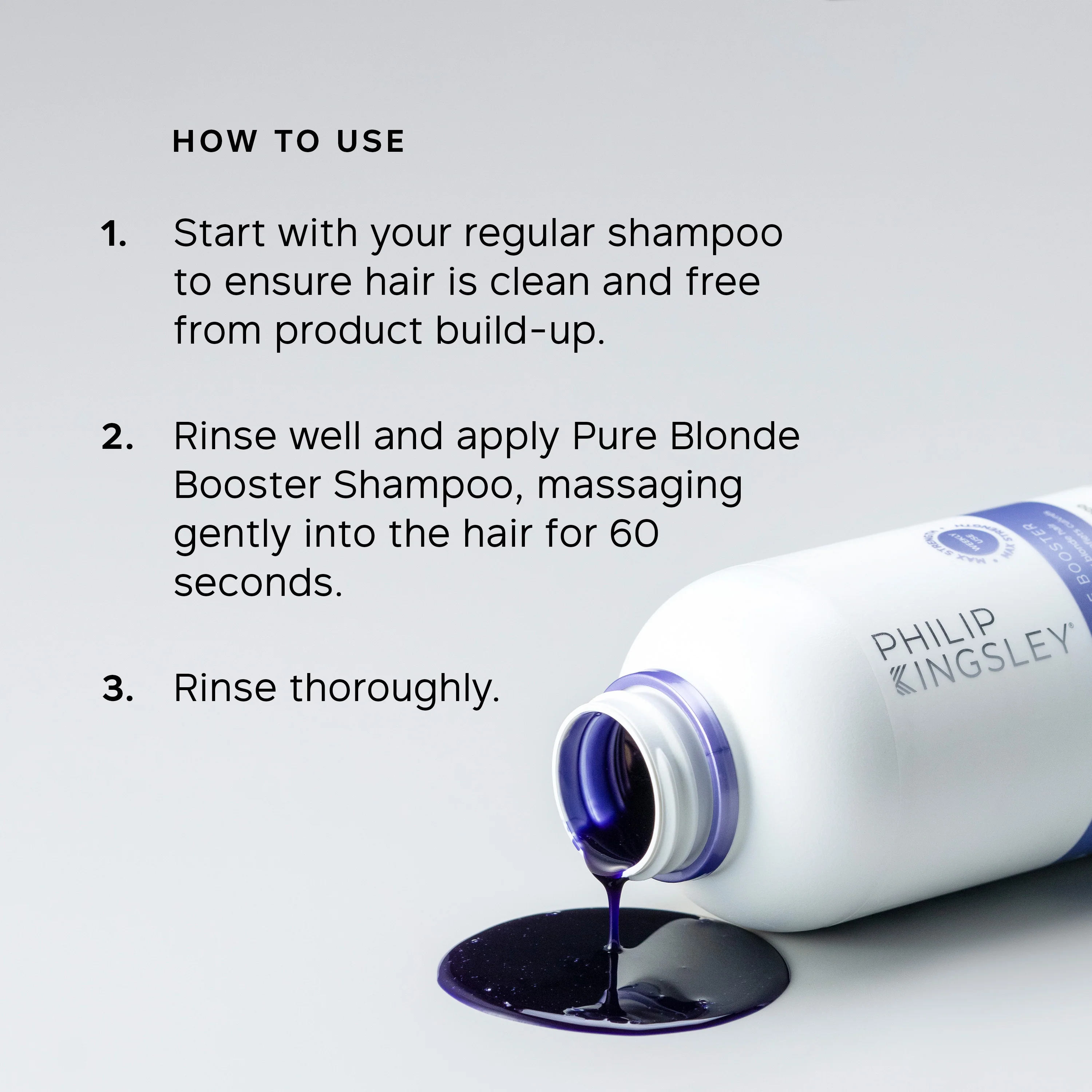 Philip Kingsley Pure Blonde Booster Colour-Correcting Weekly Shampoo - Image 6