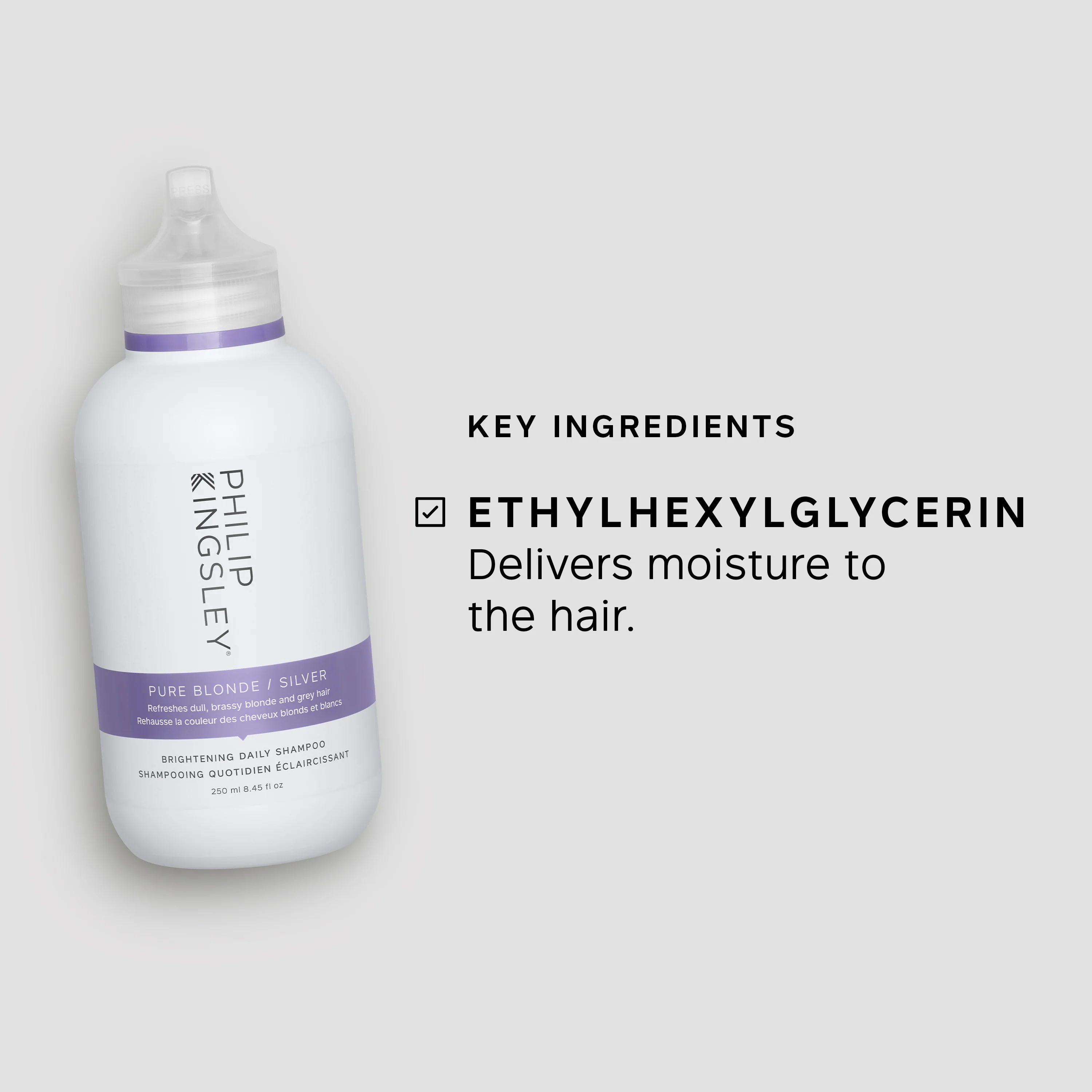 Philip Kingsley Pure Blonde / Silver Brightening Daily Shampoo - Image 8