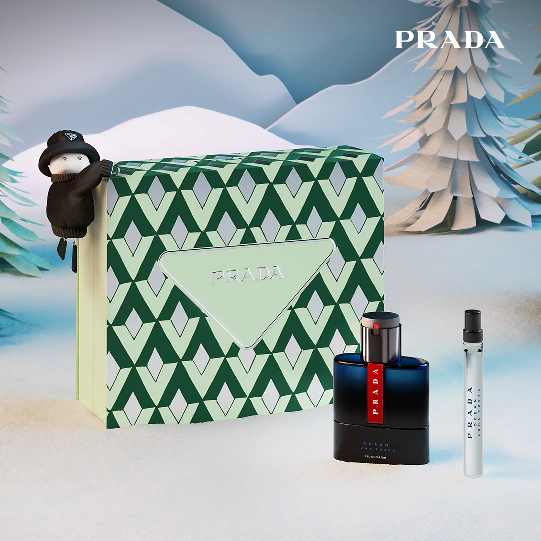 Prada Luna Rossa Ocean Eau de Parfum Spray 50ml Gift Set - Image 2