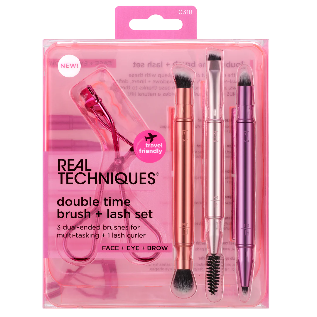 Real Techniques Double Time Brush & Lash Set
