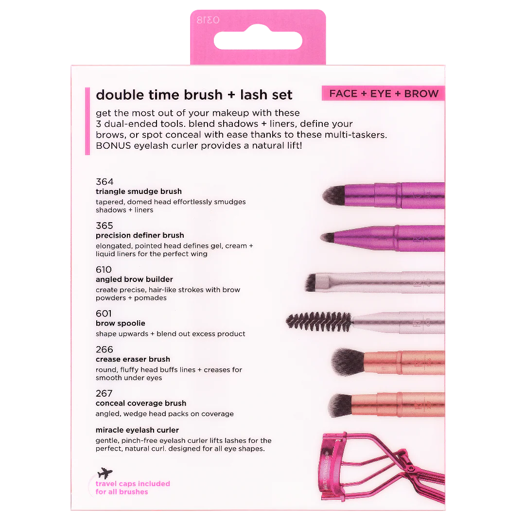 Real Techniques Double Time Brush & Lash Set - Image 2