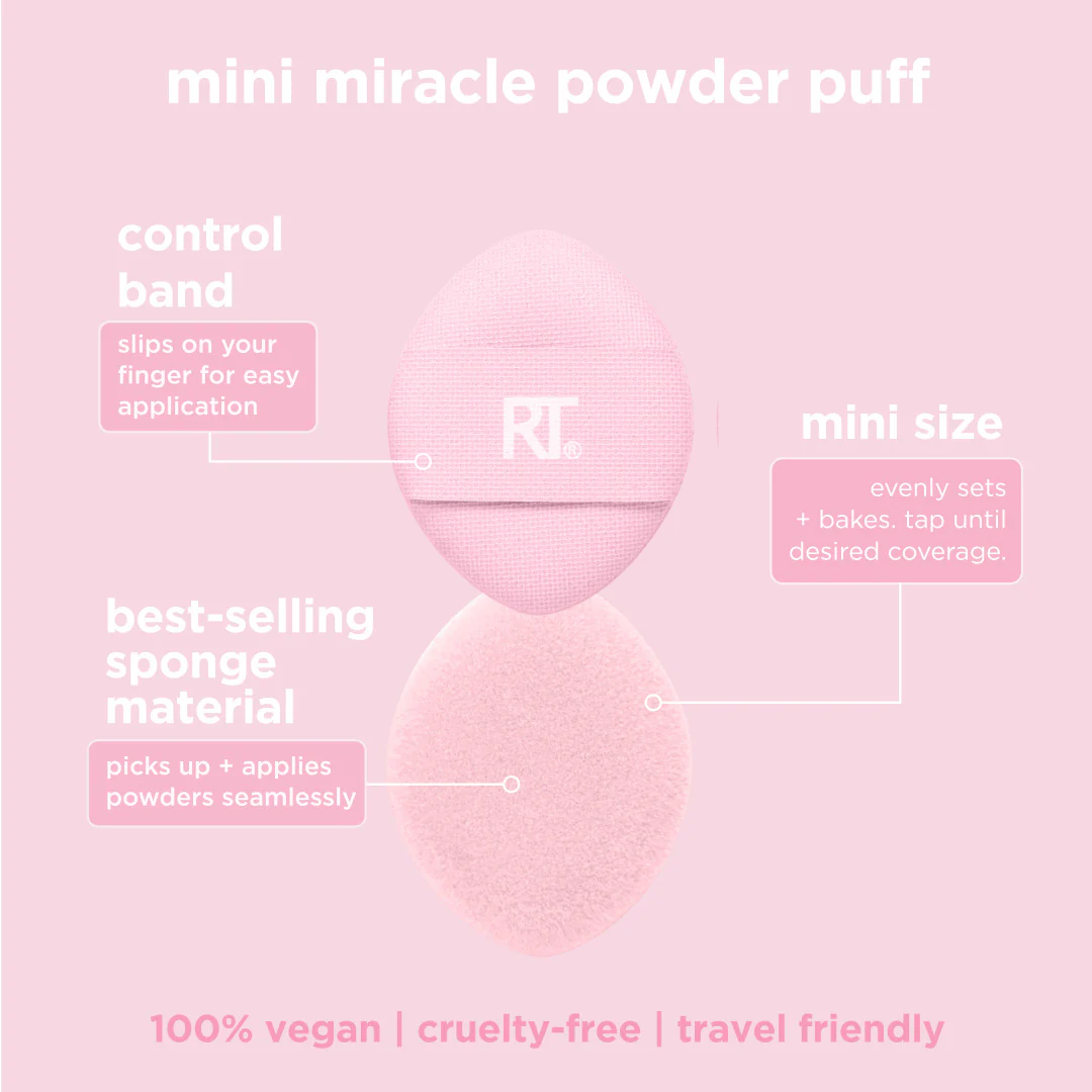 Real Techniques Mini Miracle Powder Puff Trio - Image 6