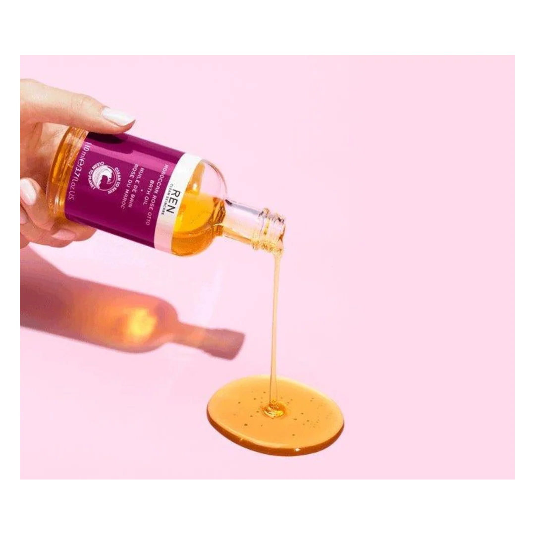 REN Moroccan Rose Otto Bath Oil - Image 3