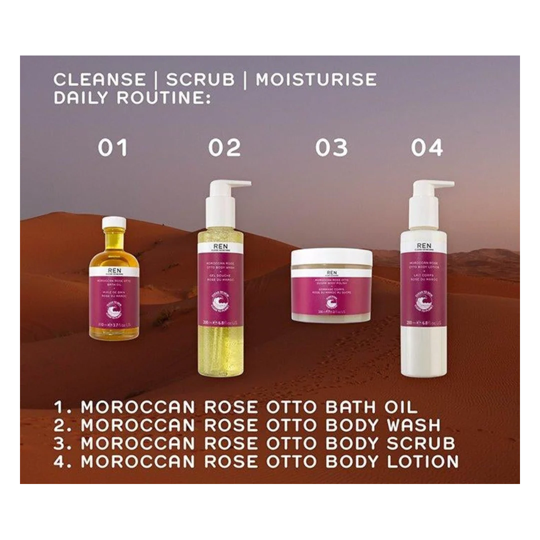 REN Moroccan Rose Otto Bath Oil - Image 4