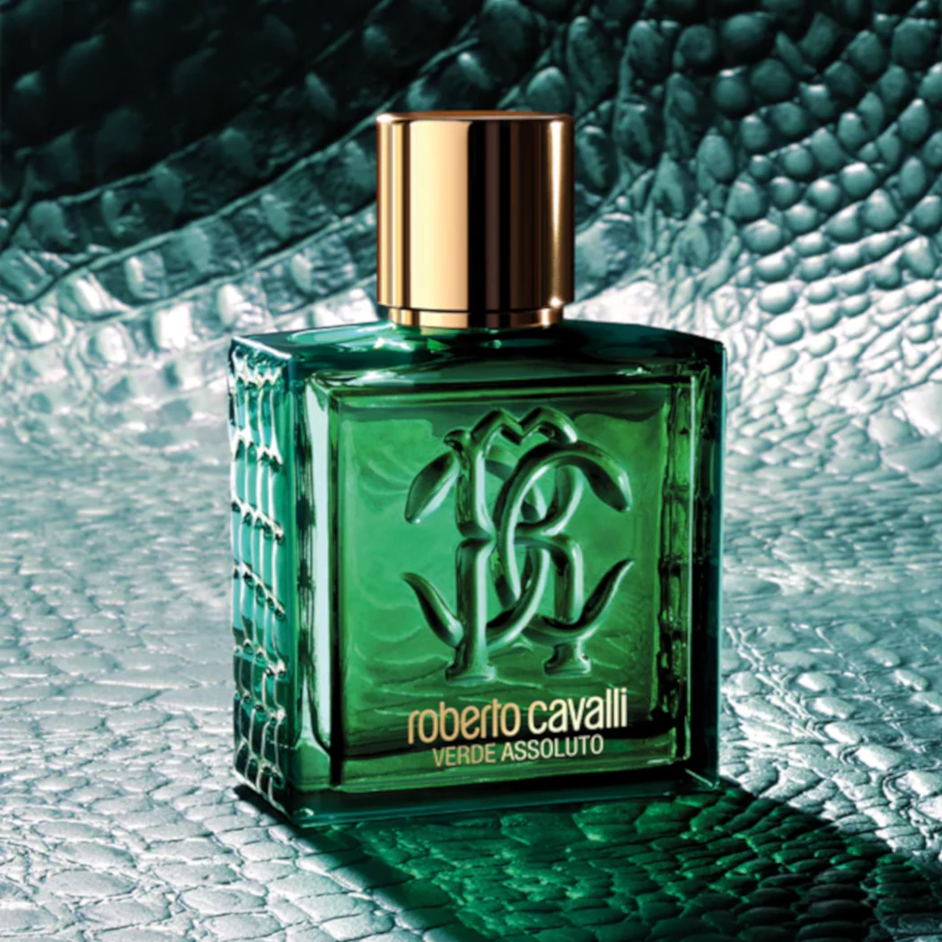 Roberto Cavalli Uomo Verde Assoluto Eau de Parfum Spray - Image 4