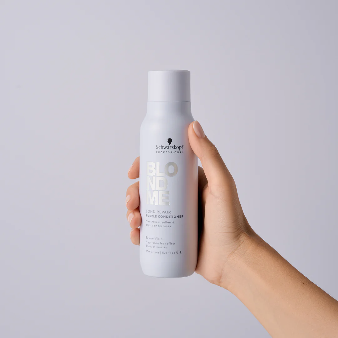 Schwarzkopf Professional BlondMe Bond Repair Purple Conditioner - Image 3
