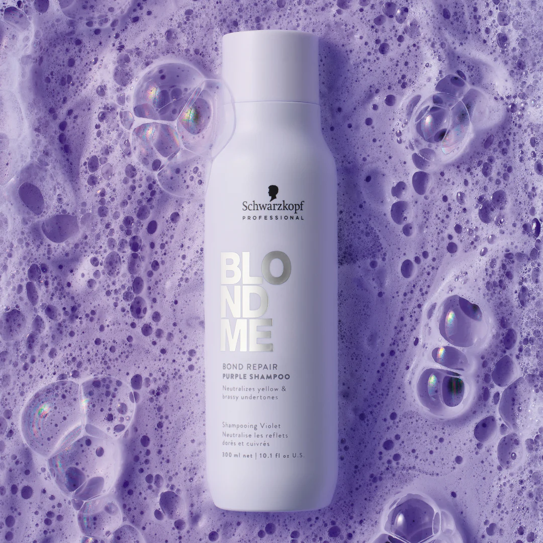 Schwarzkopf Professional BlondMe Bond Repair Purple Shampoo - Image 6
