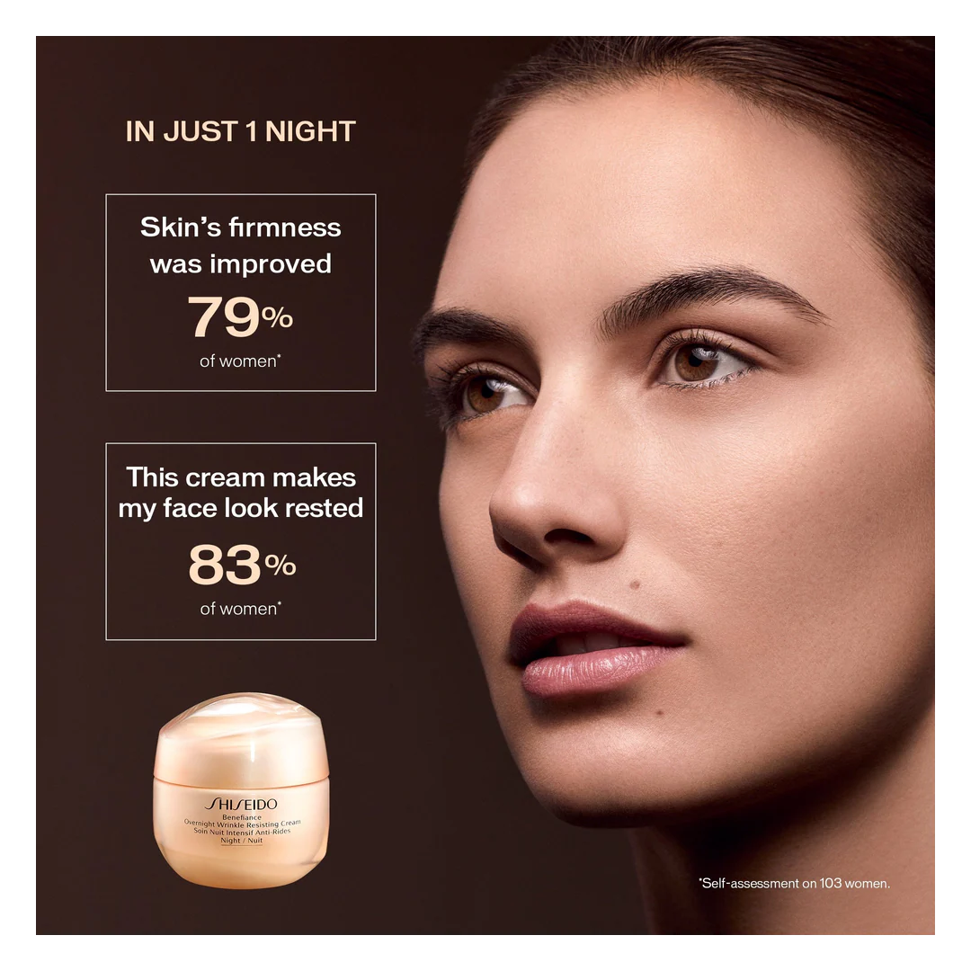 Shiseido Benefiance Overnight Wrinkle Resisting Cream - Image 4