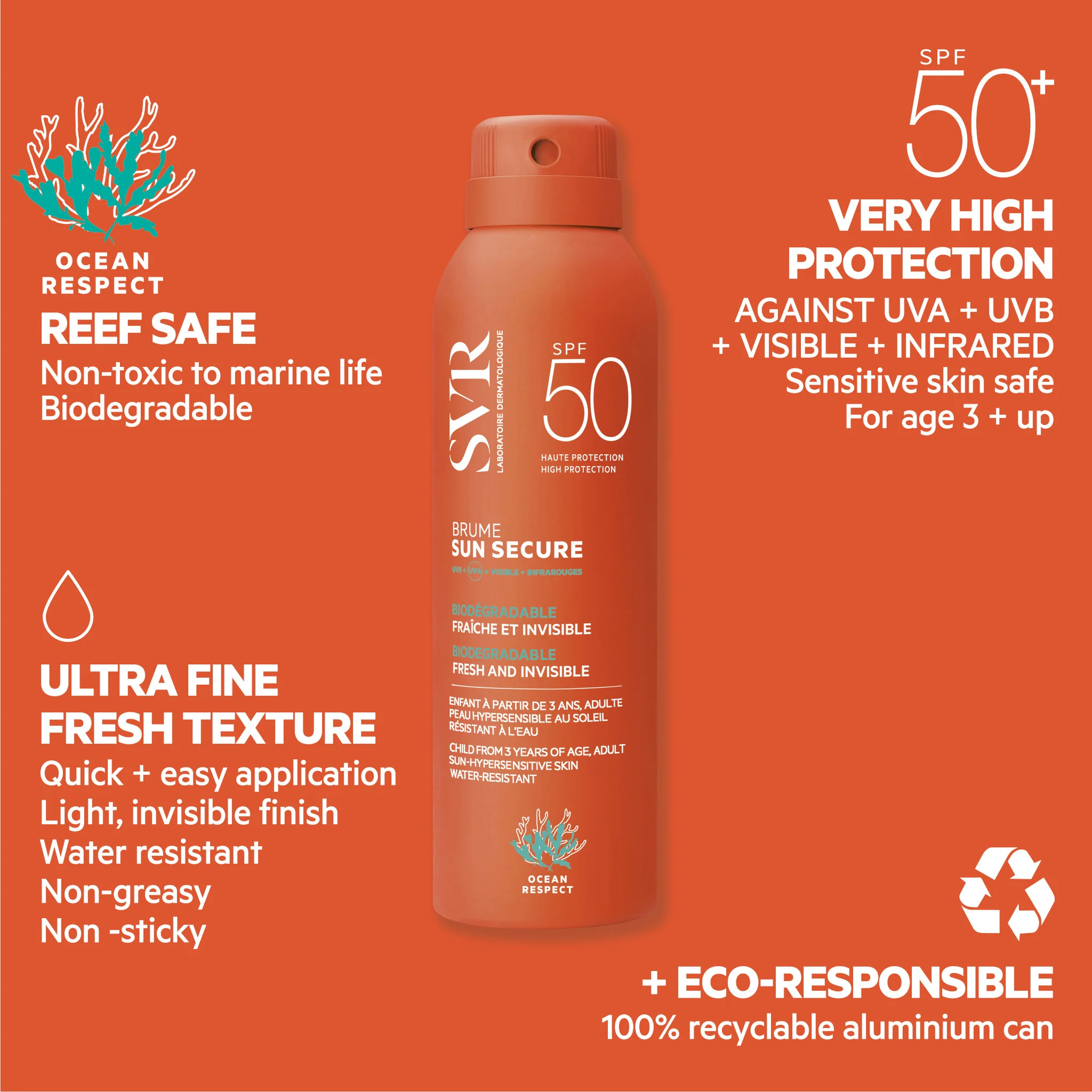 SVR Sun Secure Mist SPF50+ - Image 3
