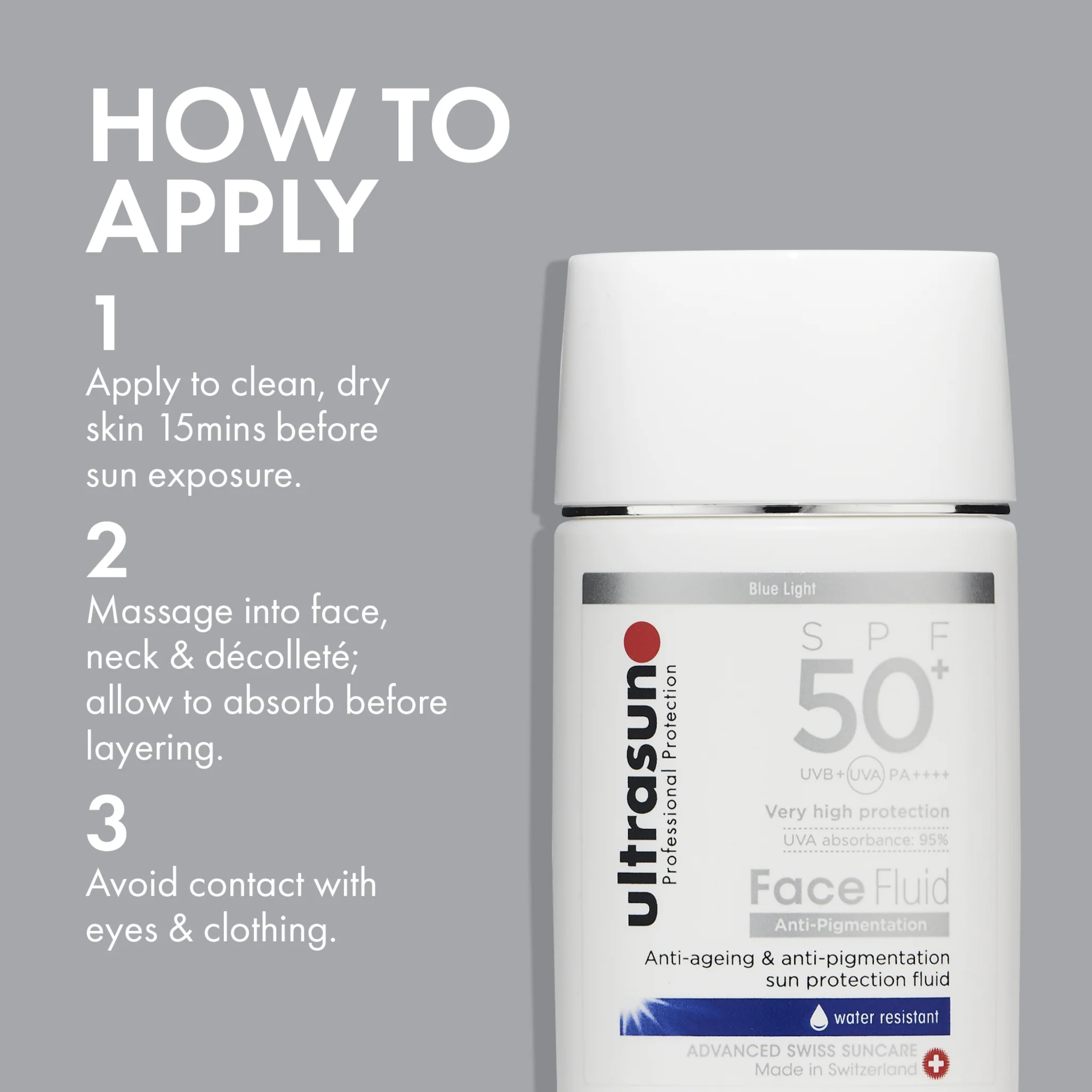 Ultrasun Face Anti-Pigmentation Fluid SPF50+ - Image 5
