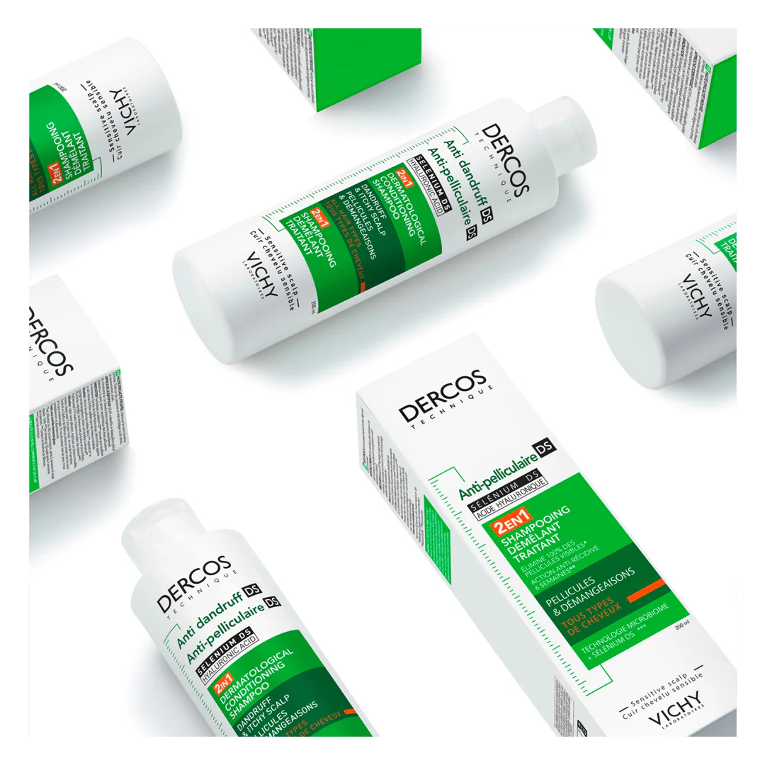 Vichy Dercos Anti-Dandruff 2in1 Dermatological Conditioning Shampoo - Image 6