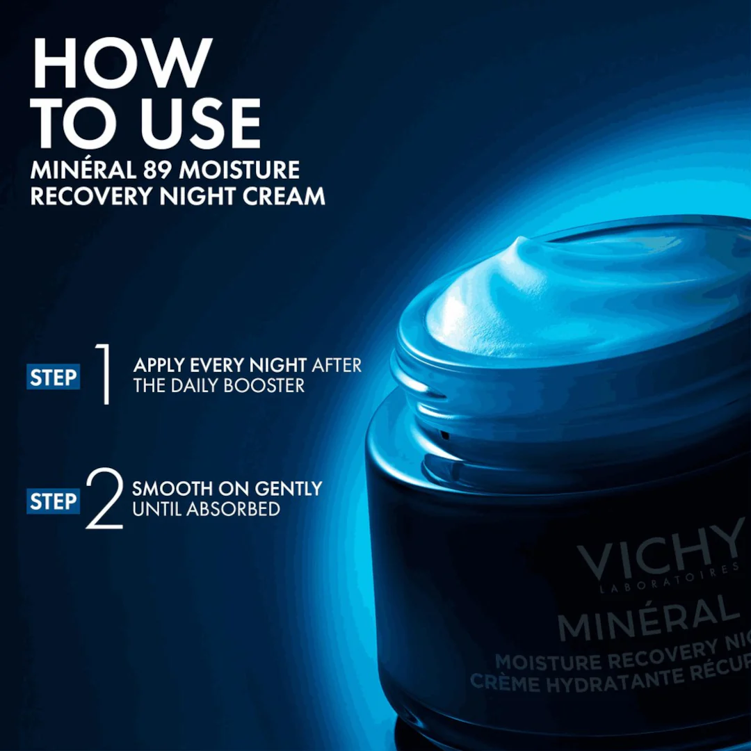 Vichy Mineral 89 Moisture Recovery Night Cream - Image 3