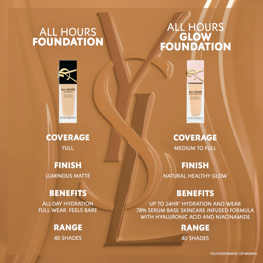 Yves Saint Laurent All Hours Glow Foundation - Image 161